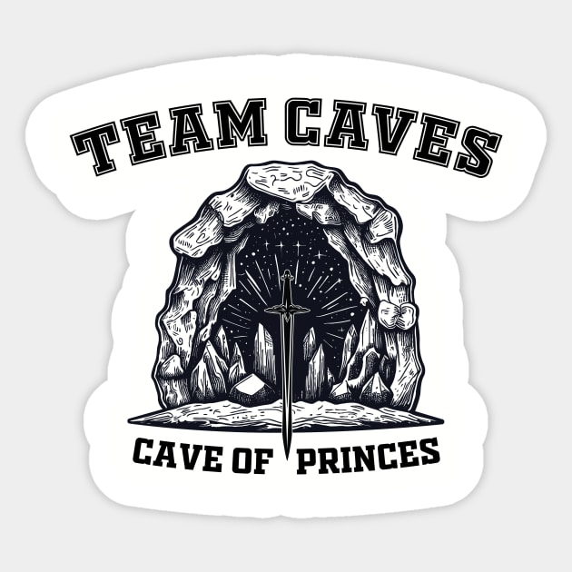 Team Caves Sticker by CrimsonHaze